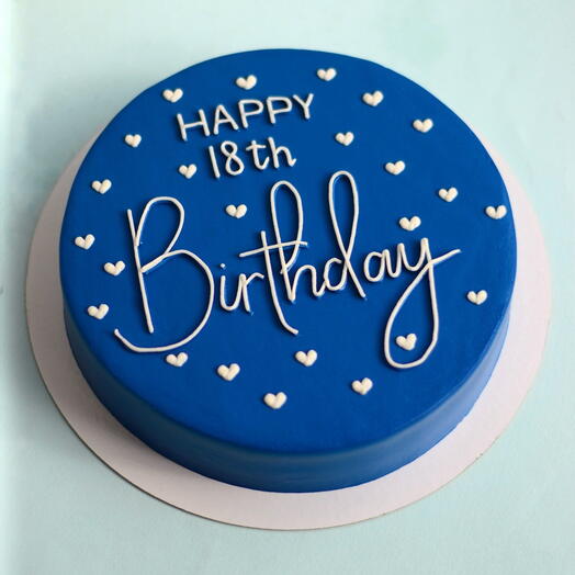 Большой бенто-торт Happy Birthday, С днём рождения на 18 лет другу, подруге, парню, девушке