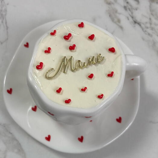 Торт в чашке «маме»