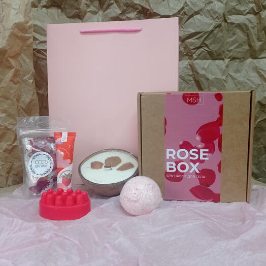 Подарочный Спа-набор для тела «Rose box»