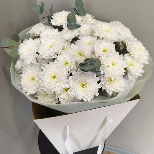 Букет в переноске