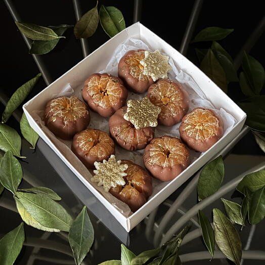 Мандарины в шоколаде