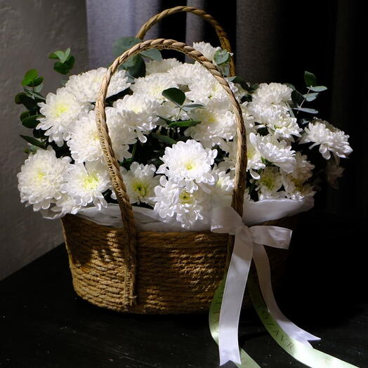 Кустовые хризантемы в кашпо 😍