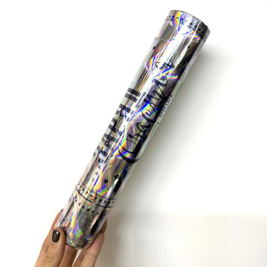 Хлопушка (12/30 см), Заряд Счастья!, Звезды фольга, Хамелеон, 1 шт