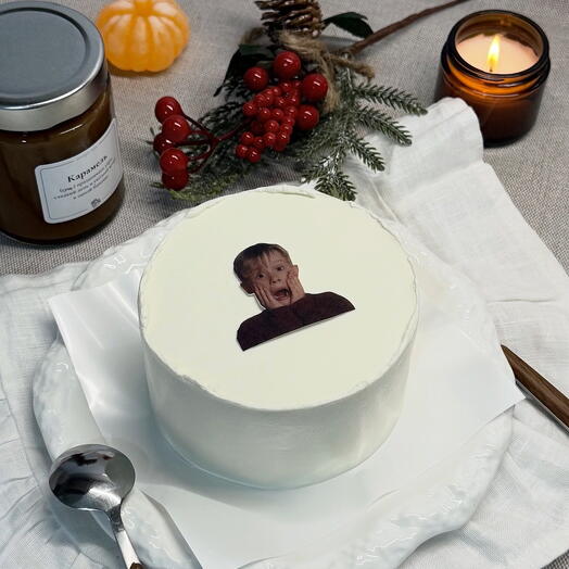 Бенто торт «Один дома» Новый год