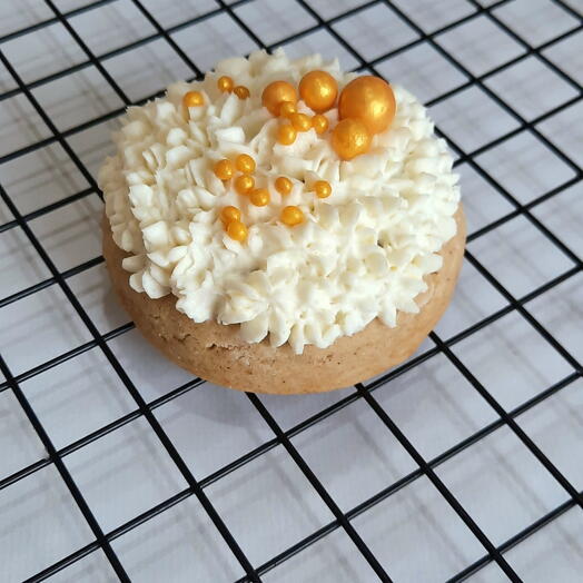 Кукис имбирный с лимонным чизом