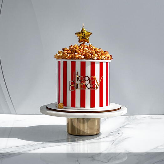 Торт "Стакан попкорна"