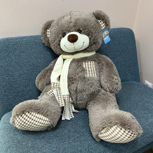Медведь «Тоффи» 110см🤍🐻