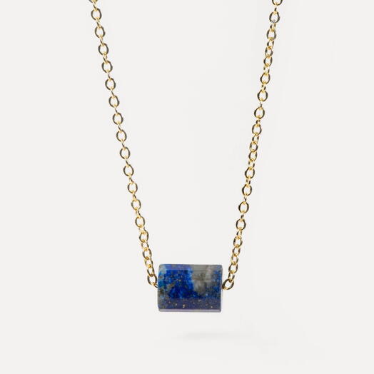 Ожерелье, колье Нисса Лазурит 14K 40 см (NEC1115)