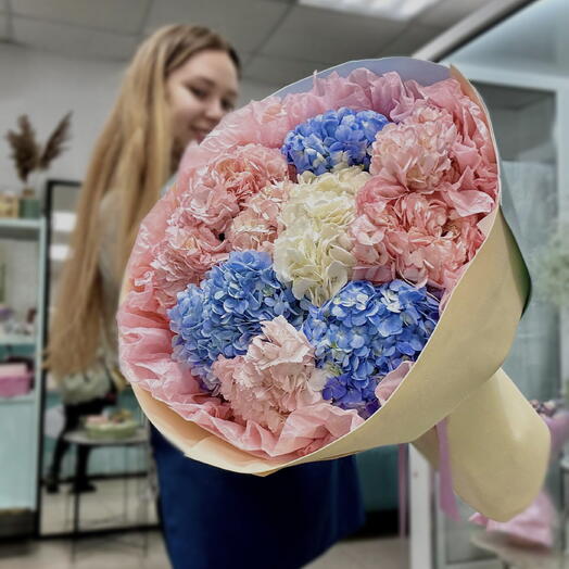 Букет Гранд 9 гортензий