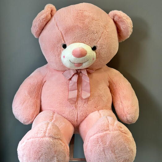 Мишка розовая