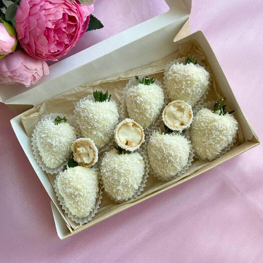 Клубника в шоколаде Кокосовый рай