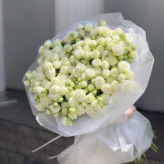 White Spray Roses