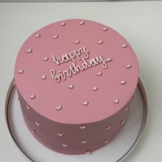 Торт 1кг на день рождения «happy birthday» девушке подруге