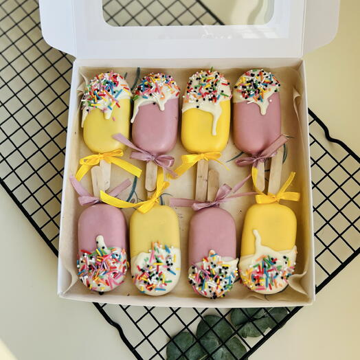 Муссовые чизкейки - эскимо 8 шт