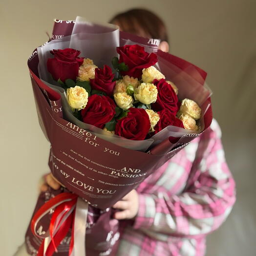 Яркий букет для любимой ♥️