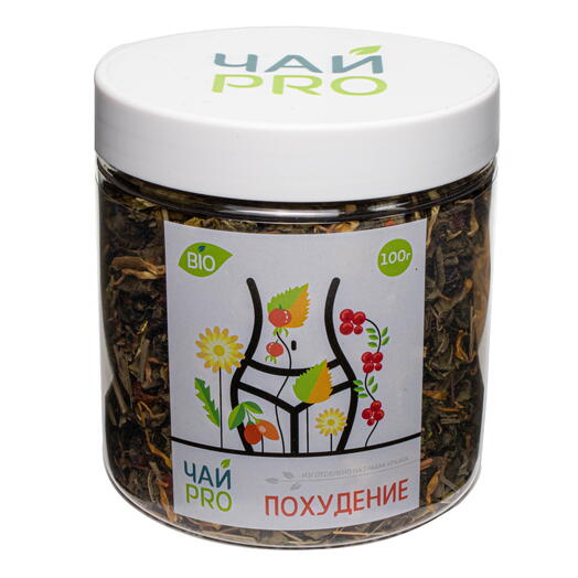 Чай ягодно-травяной для похудения, 100 гр