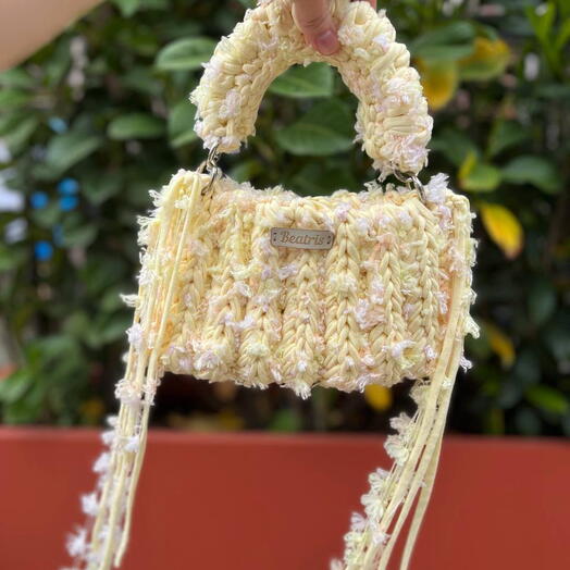 Вязаная сумка Pinterest