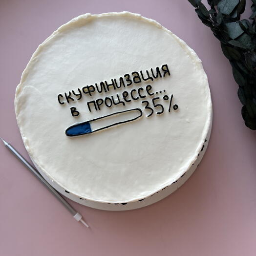 Торт 1 кг на день рождения скуфу, брату, мужу, парню, папе, отцу, коллеге, другу, скуфинизация в процессе девушке, жене, сестре