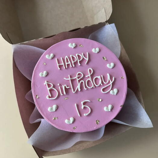 Бенто торт на день рождения «Happy birthday️»