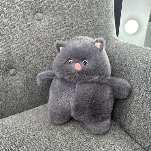Мягкая игрушка «Серый котёнок🐱»