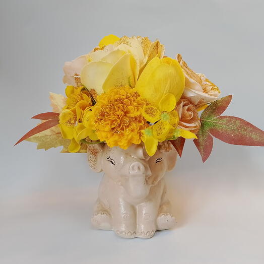 Мыльные цветочки 💐 в кашпо