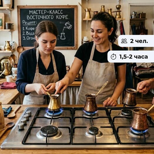 Кофе по-восточному. Мастер-класс по приготовлению кофе в турке