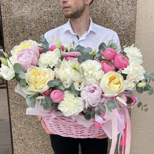 Невероятная корзина «Bloom room» в авторском оформлении😍🎀