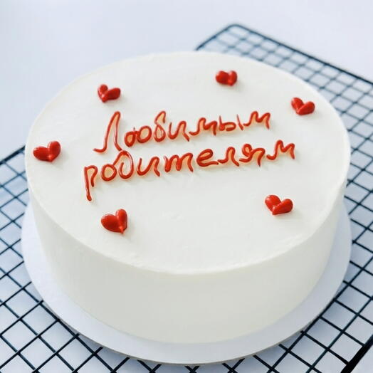 Торт родителям семья праздник подарок юбилей день рождения годовщина свадьбы маме бабушке папе день семьи