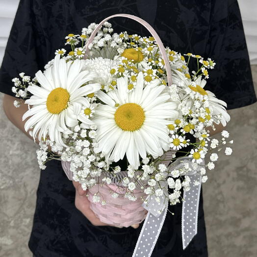 Корзинка с Ромашками🌸