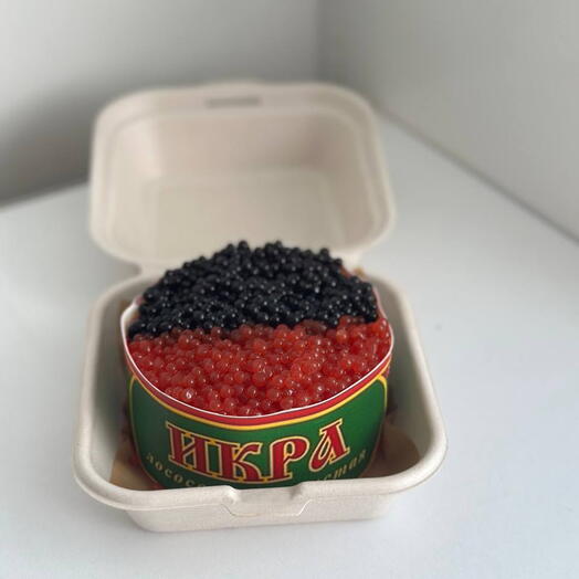Бенто торт для мужчины, женщины, парня, папы на день рождения "Икра"