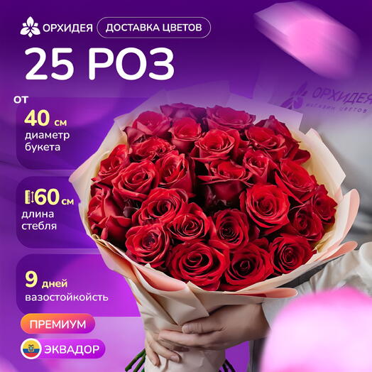 25 роз Фридом