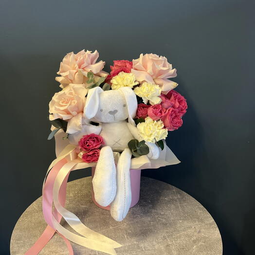 Композиция с зайкой💗🐰
