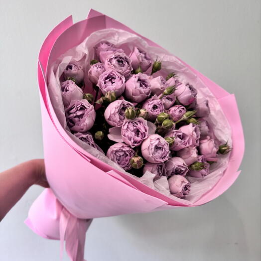 9 кустовых роз 💗
