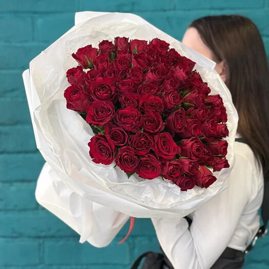 Букет 21 из 51 красной розы