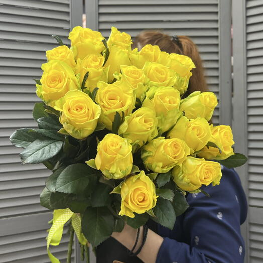 Роза Россия 💛жёлтые