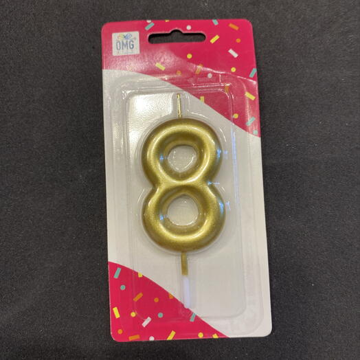 Свеча Цифра 8