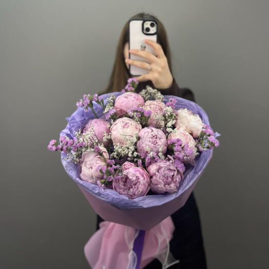 Букет из пион😍