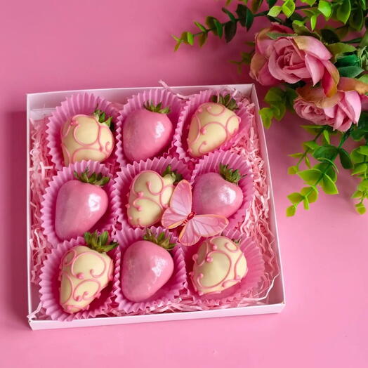 Клубника в шоколаде 9 ягод🍓