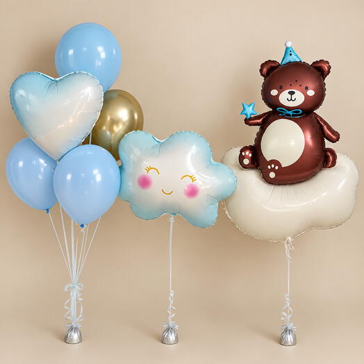 ☁️ Мишка на облачке 🧸