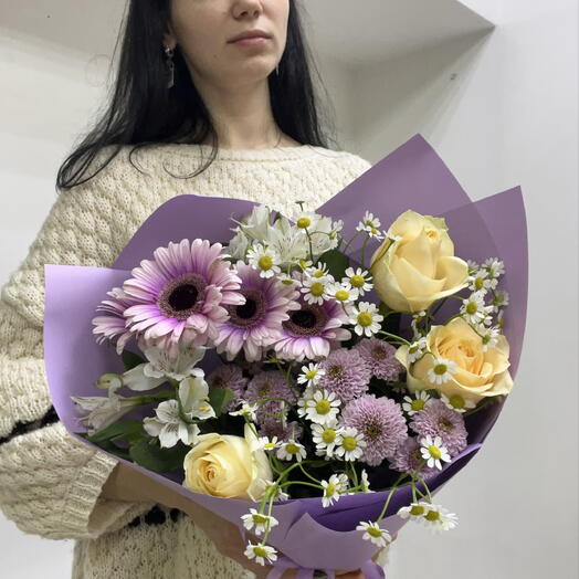 Букет Лиловое поле