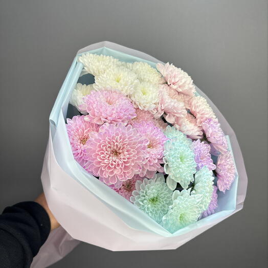 Букет нежных хризантем💐💐💐