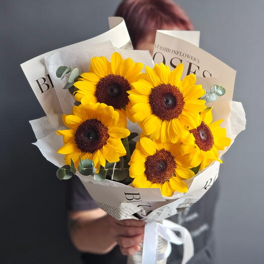 Букет "Подсолнухи"🌻