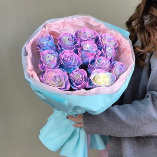 Радужная Роза ️🩷🤍🩵💜