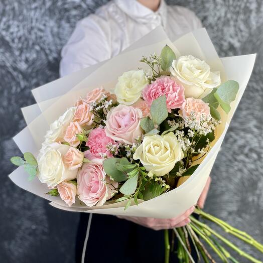 Букет роз Мерси