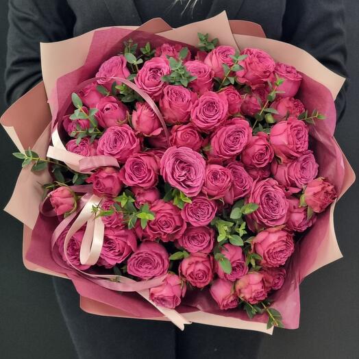 Ramo de rosas peonías clase Sensation 15pcs