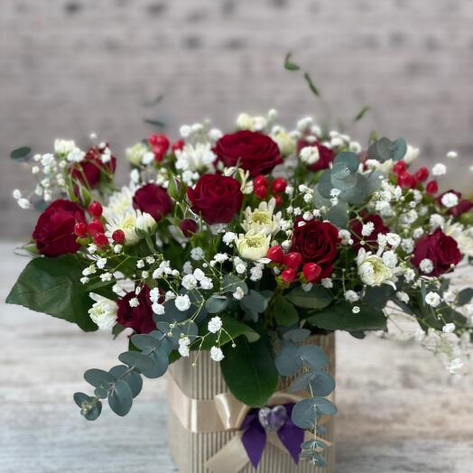 Flowers in a box