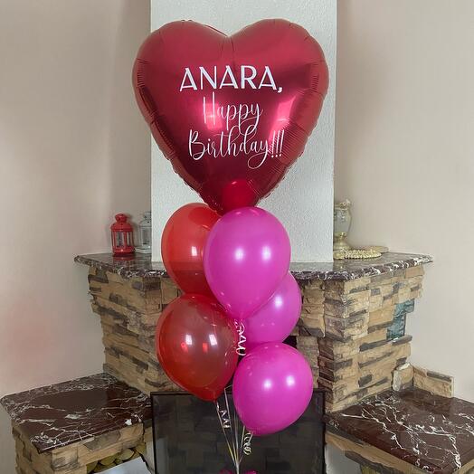 Globos de Cumpleaños, 6 piezas
