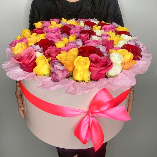 ✅ 101 rosas en una Caja