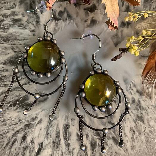 Laurel Honey Drop Earrings