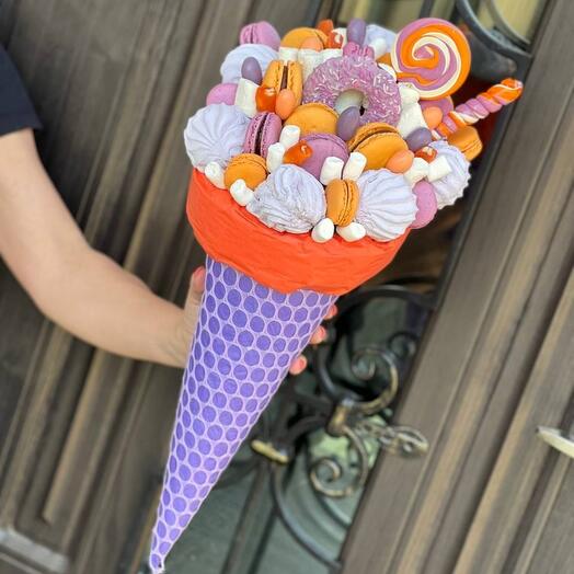 Cones com doces